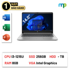 Laptop HP 240 G9 I3-1215U/8GB/SSD 256GB/14.0FHD/W11SL/Bạc 9E5W1PT