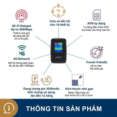 Bộ phát Wifi di động 4G LTE PROLINK DL-7202