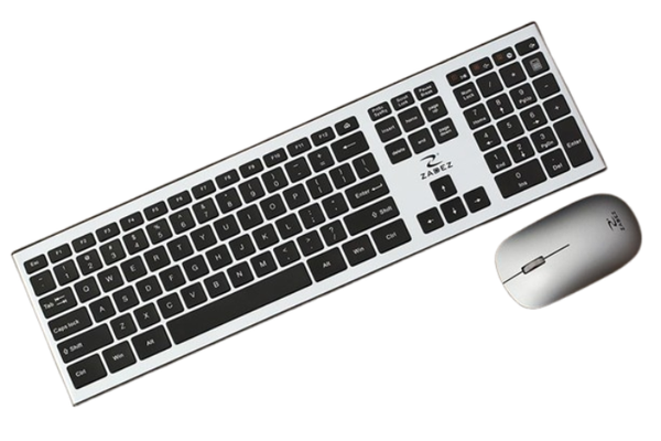 Bàn Phím + Chuột không dây Zadez ZMK-530G Xám