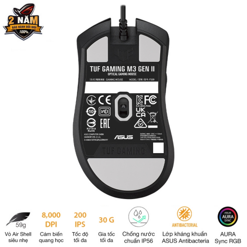 Chuột gaming Asus TUF M3 gen II