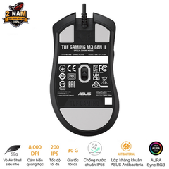Chuột gaming Asus TUF M3 gen II