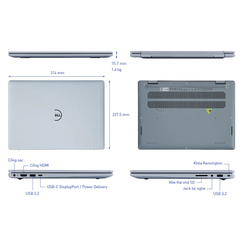 Laptop Dell Inspiron 14 5440 Core 7-150U/2x8G/SSD 512GB/14.0