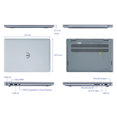 Laptop Dell Inspiron 14 5440 Core 7-150U/2x8G/SSD 512GB/14.0