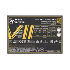 Nguồn Máy Tính SuperFlower Leadex VII XG 1000W ATX 3.1 80 Plus Gold Black / White