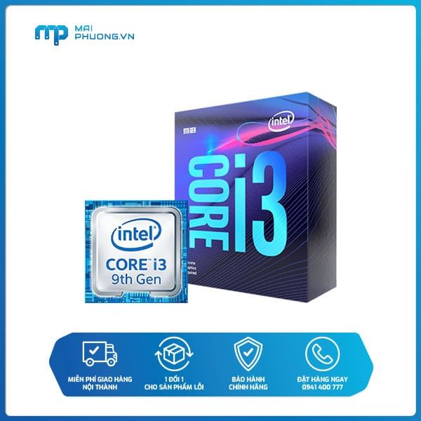 Bộ Vi Xử Lý CPU Intel Core I3-9100F