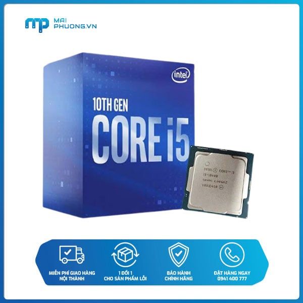 Bộ vi xử lý CPU Intel Core I5-10500 (BX8070110500SRH3A)+Quạt