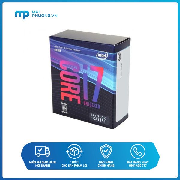 Bộ vi xử lý Intel Core i7-8700K