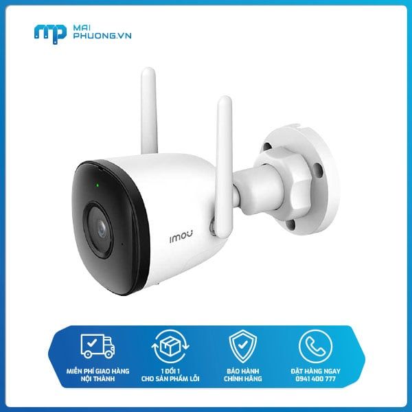 Camera Ngoài trời IMOU Bullet 2C IPC-F22P 2Mpx có mic