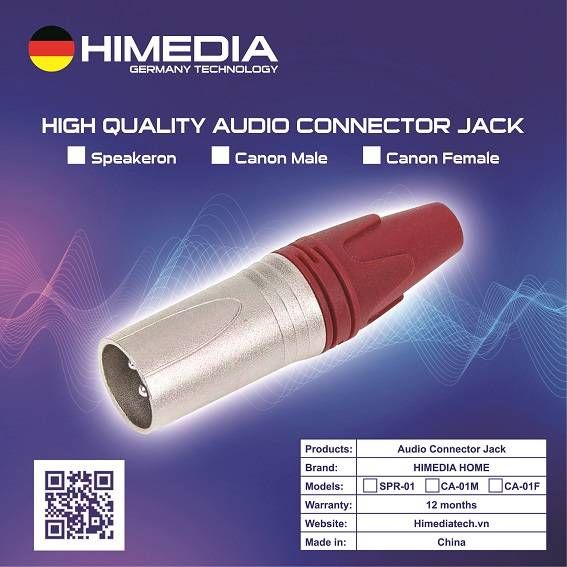 JACK CANON ĐỰC HIMEDIA CA-01M CHÍNH HÃNG