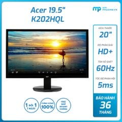 Màn Hình Acer 20 inch K202HQL 1600x900/TN/60Hz/5ms