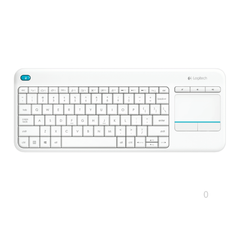 Bàn phím Logitech K400 PLUS Wireless/ Touchpad/ Trắng