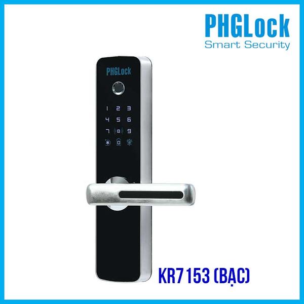 Khóa cửa thông minh cho gia đình PHGLOCK KR7153 (Bạc)