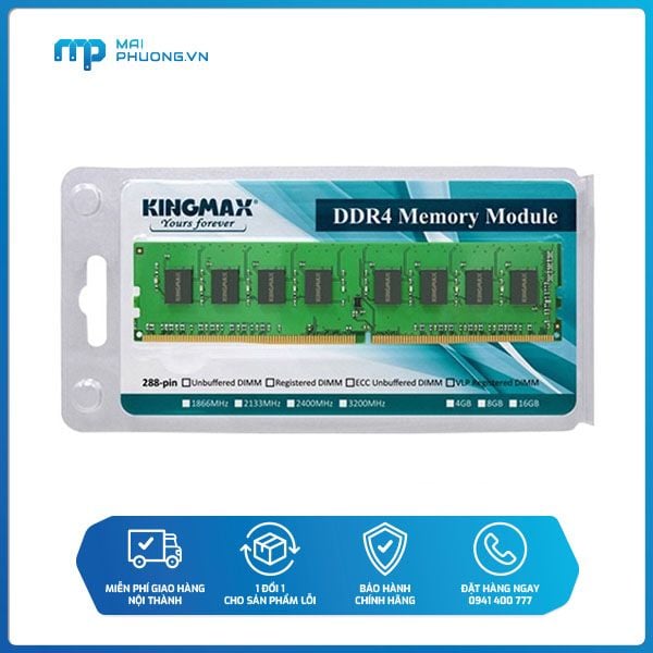 Bộ nhớ trong Kingmax 4GB DDR4-2666