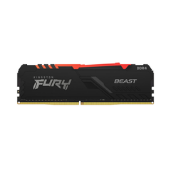 Bộ nhớ trong Kingston Fury 8GB D4-3200U C16 Beast RGB Black- KF432C16BBA/8