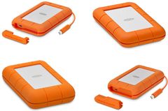 Ổ Cứng Di Động Chống Sốc Lacie Rugged Type-C 4TB USB-C + SRS - STFR4000800