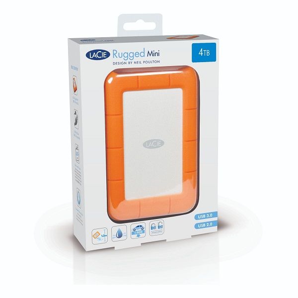 Ổ Cứng Di Động Chống Sốc LaCie Rugged Mini 4 TB LAC9000633