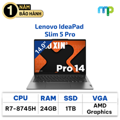 Laptop Lenovo IdeaPad Slim 5 Pro Ryzen 7-8745H/24GB/SSD 1TB/14.0