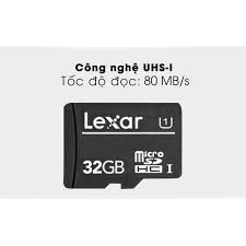Thẻ nhớ microSDHC - USH-I Class 10 U1 32GB