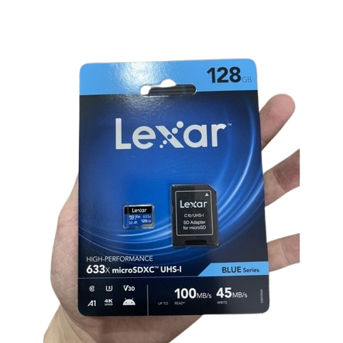 Thẻ nhớ MicroSDXC  128GB –  U3, V30, A1 - Có Adapter chuyển SD