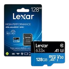 Thẻ nhớ MicroSDXC  128GB –  U3, V30, A1 - Có Adapter chuyển SD