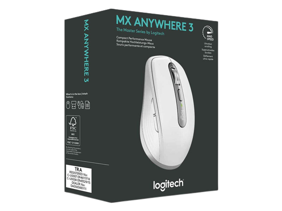 Chuột không dây Logitech MX Anywhere 3 910-005993 Xám