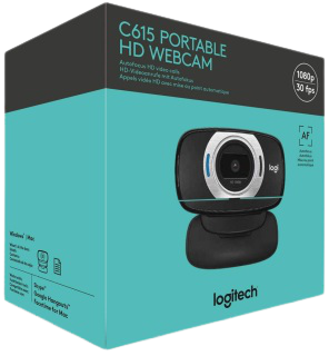 Webcam Logitech C615 (1080p/AutoFocus/Micro tích hợp)