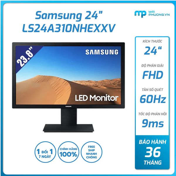 Màn hình SAMSUNG 24inch 60Hz LS24A310NHEXXV