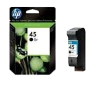 HP 45 Black Inkjet Crtg Twin Pack