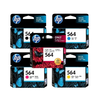 HP 564 Black/ Photo Black/ Cyan/  Magenta/  Yellow  Ink Cartridge