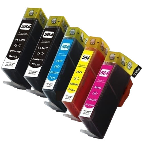 HP 564xl Photo Black/ Cyan/ Magenta/ Yellow/ Black Ink Cartridge