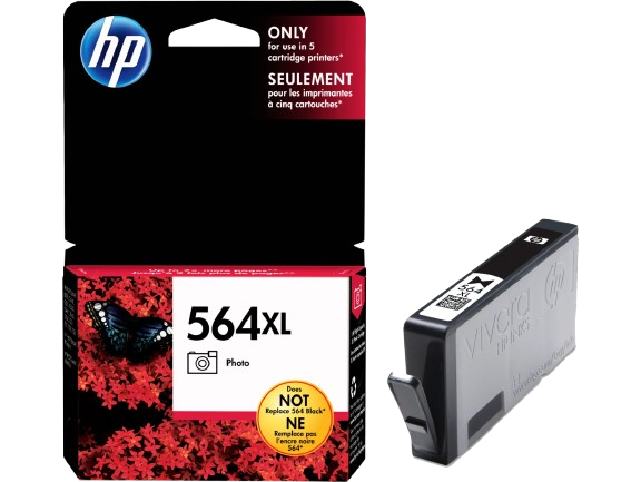 HP 564xl Photo Black/ Cyan/ Magenta/ Yellow/ Black Ink Cartridge