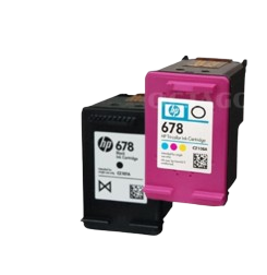 HP 678 Black/ Tri-color Ink Cartridge