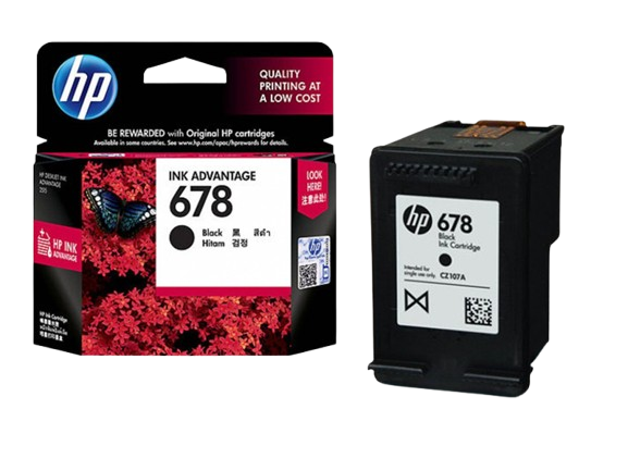 HP 678 Black/ Tri-color Ink Cartridge