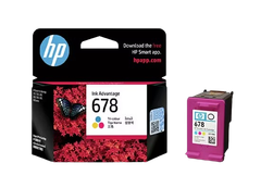 HP 678 Black/ Tri-color Ink Cartridge