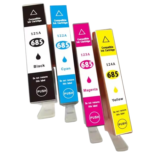 HP 685 Black/ Cyan/ Magenta/ Yellow Ink Cartridge