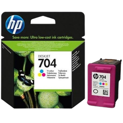 HP 704 Black/ Tri-color Ink Cartridge
