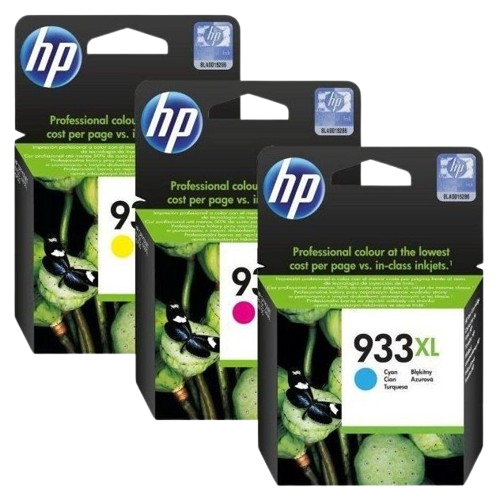 HP 933XL Cyan/ Magenta/ Yellow Officejet Ink Cartridge