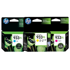 HP 933XL Cyan/ Magenta/ Yellow Officejet Ink Cartridge