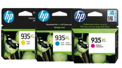 HP 935XL Cyan/Magenta/Yellow Ink Cartridge