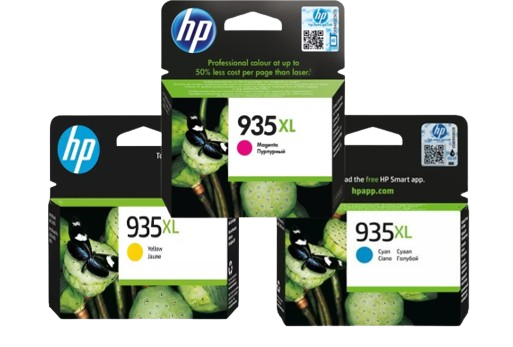 HP 935XL Cyan/Magenta/Yellow Ink Cartridge