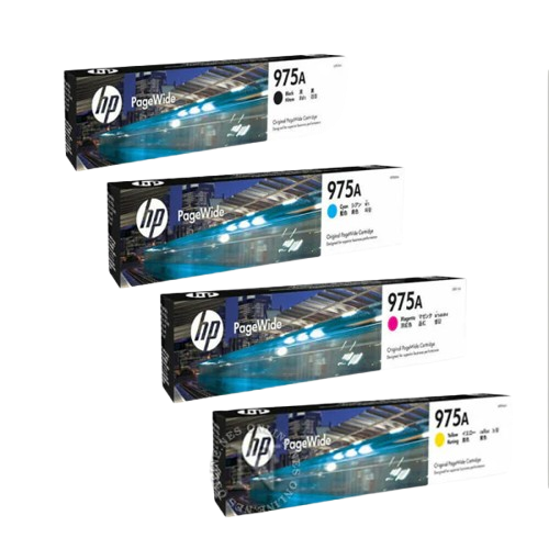 HP 975A Cyan/ Magenta/ Yellow/ Black Original PageWide Cartridge