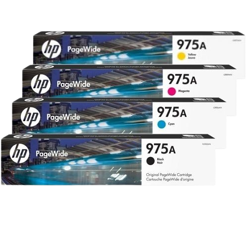 HP 975A Cyan/ Magenta/ Yellow/ Black Original PageWide Cartridge