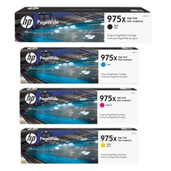 HP 975X Cyan/ Magenta/ Yellow/ Black Original PageWide Crtg
