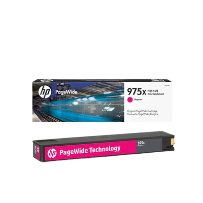 HP 975X Cyan/ Magenta/ Yellow/ Black Original PageWide Crtg