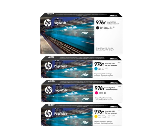 HP 976Y Cyan/  Mag/  Yellow/ Black Original PageWide Cartridge