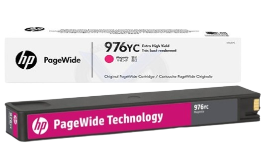 HP 976YC Black/ Cyan/ Magenta/ Yellow  Contract PageWide Crtg