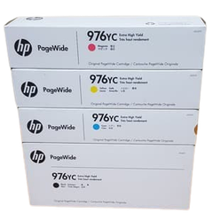 HP 976YC Black/ Cyan/ Magenta/ Yellow  Contract PageWide Crtg