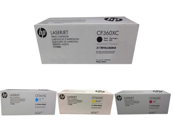 HP 508X Blk/ Cyn/ Ylw/ Mgn Contract LJ Toner Cartridge