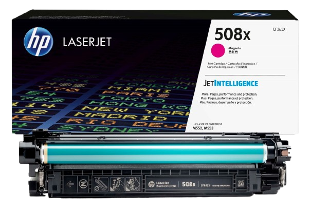 HP 508X Black/ Cyan/ Yellow/  Magenta LaserJet Toner Cartridge
