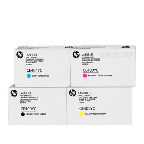 HP 507Y Blk/ Cyn/ Ylw/ Mgn Opt Contr LJ Toner Crtg
